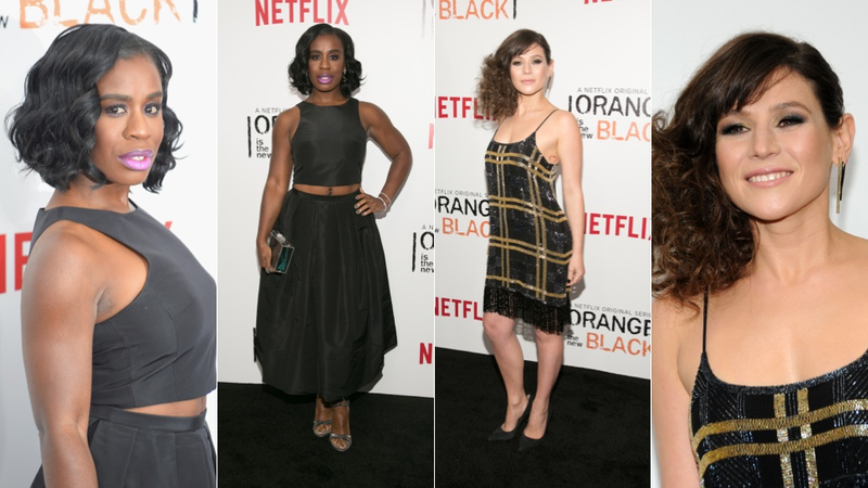Illustration for article titled Fab Dresses and Bold Lips at the Premiere of Orange Is The New Black